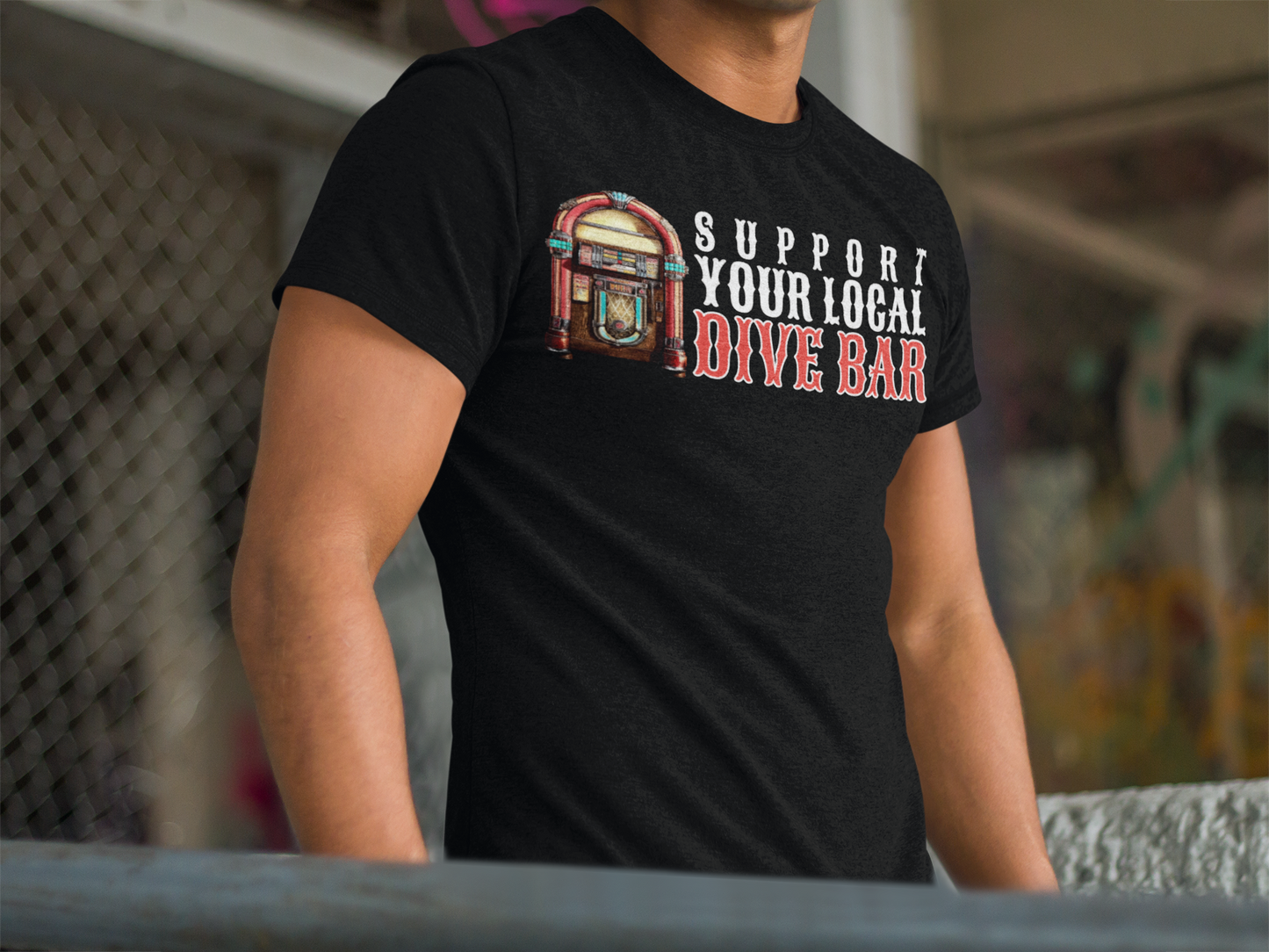 Support Your Local Dive Bar Tee